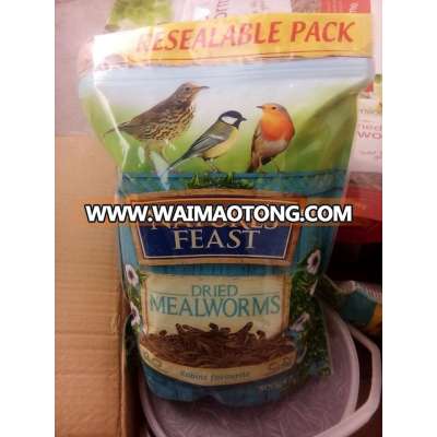 Bird feed dried mealworm 1kg color pouch